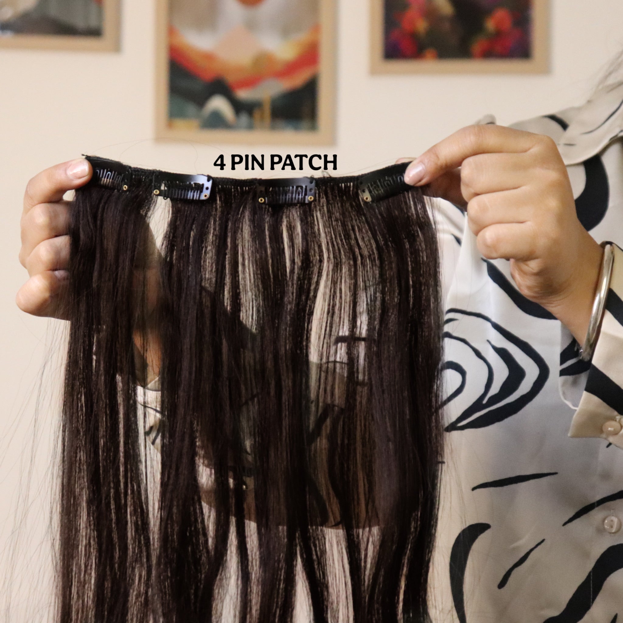Preeti Hair Patches- Clip on Hair Accesory