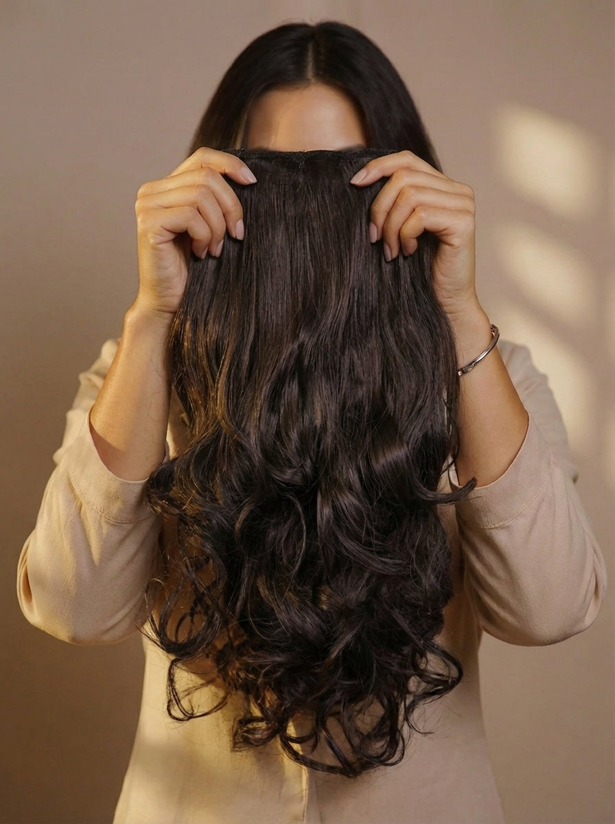 Long Waves- Clip on Hair Accessory