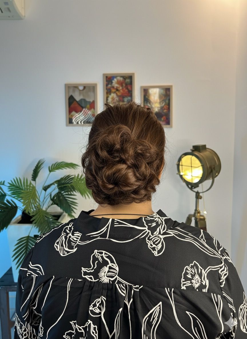 Leela Messy Bun Scrunchie - Hair Accessory